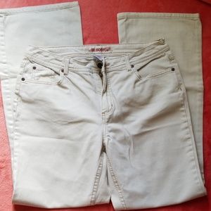 Faded Glory | Cream Jeans